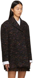 GANNI Multicolor Recycled Wool Blazer