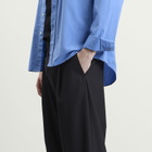 NN07 Men's Kay Pleated Trousers in Navy Stripe