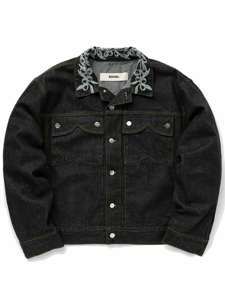 Photo: Rough. Wreath Denim Jacket Blue - Mens - Denim Jackets