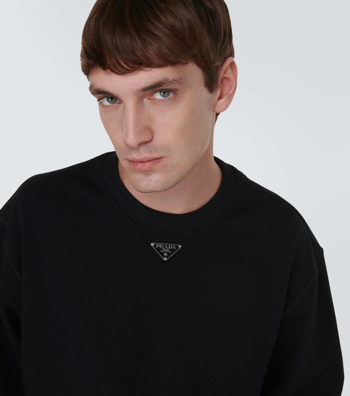 Prada Logo cotton sweatshirt Prada