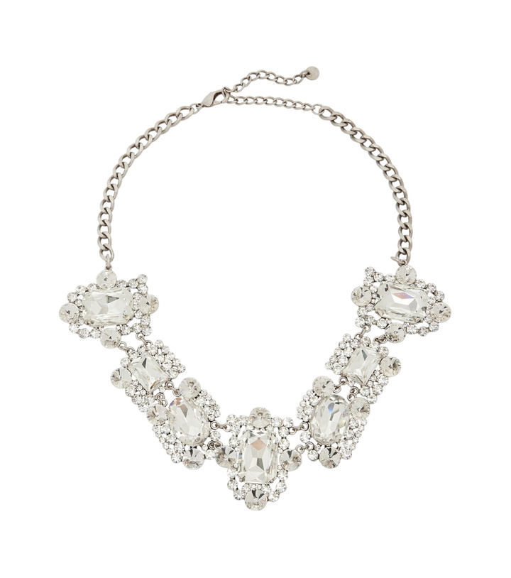 Photo: Self-Portrait Crystal-embellished necklace
