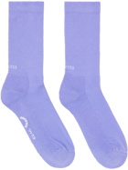 SOCKSSS Two-Pack Brown & Purple Socks