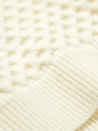 Theory - Milton Waffle-Knit Wool-Blend Sweater - Neutrals