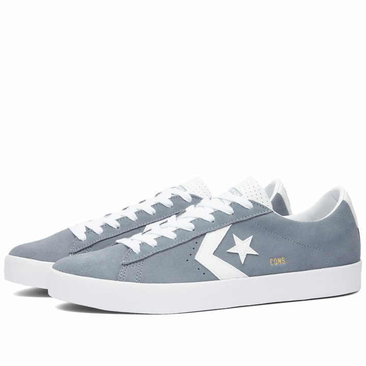 Photo: Converse Men's PL Vulc Pro Summer Sneakers in Lunar Grey/White