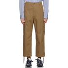 Junya Watanabe Beige Twill Cargo Pants