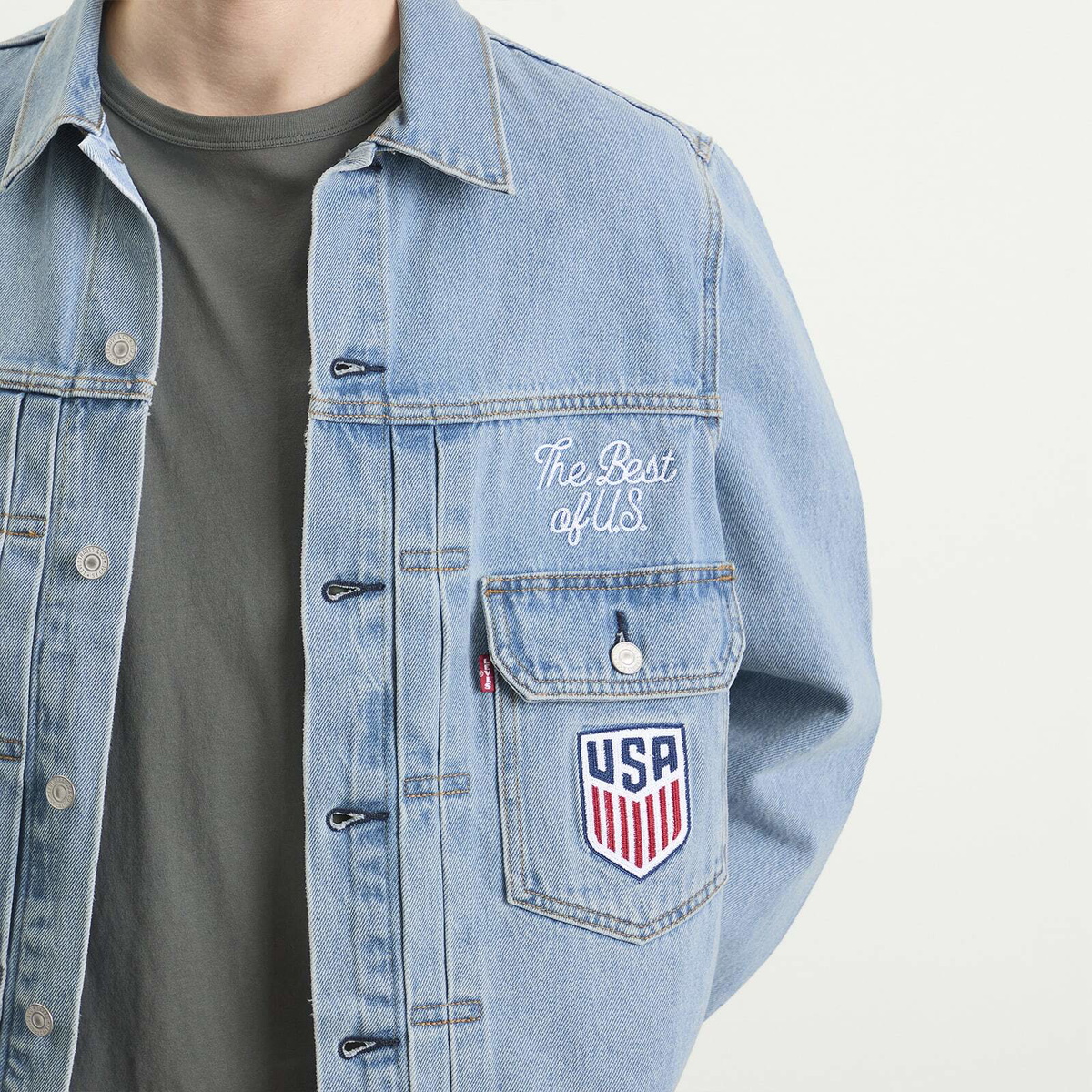 Levi's Men's USA Type II Jacket in Blue