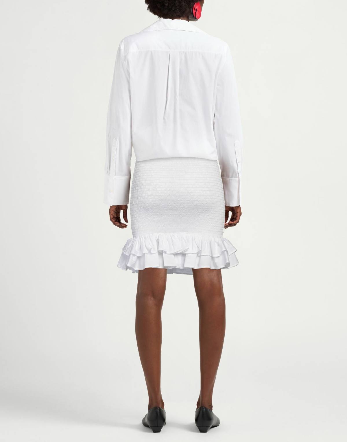 Jijil Womens Mini skirt in White