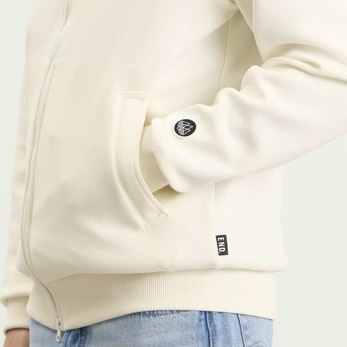 END. x Adidas Men's Angelzarke SPZL Track Top in Neutrals