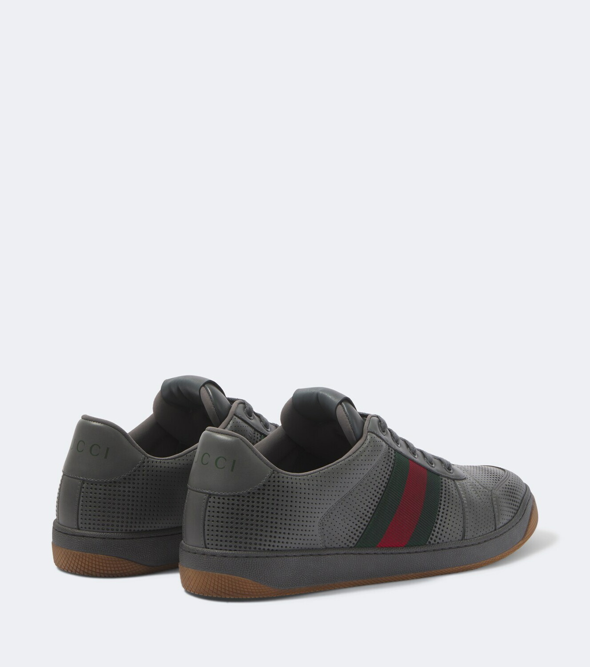 Gucci Screener perforated leather sneakers