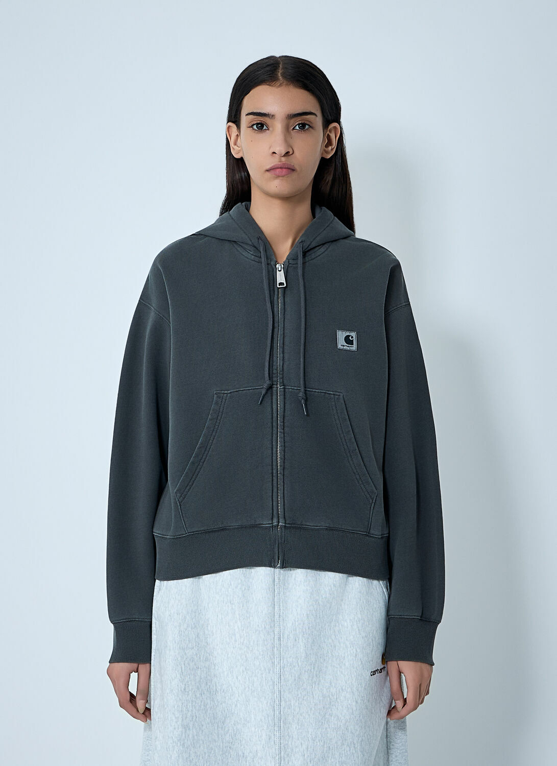 Carhartt WIP Hooded Logo Motif Sweatshirt