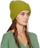 The Elder Statesman Green Parker Beanie