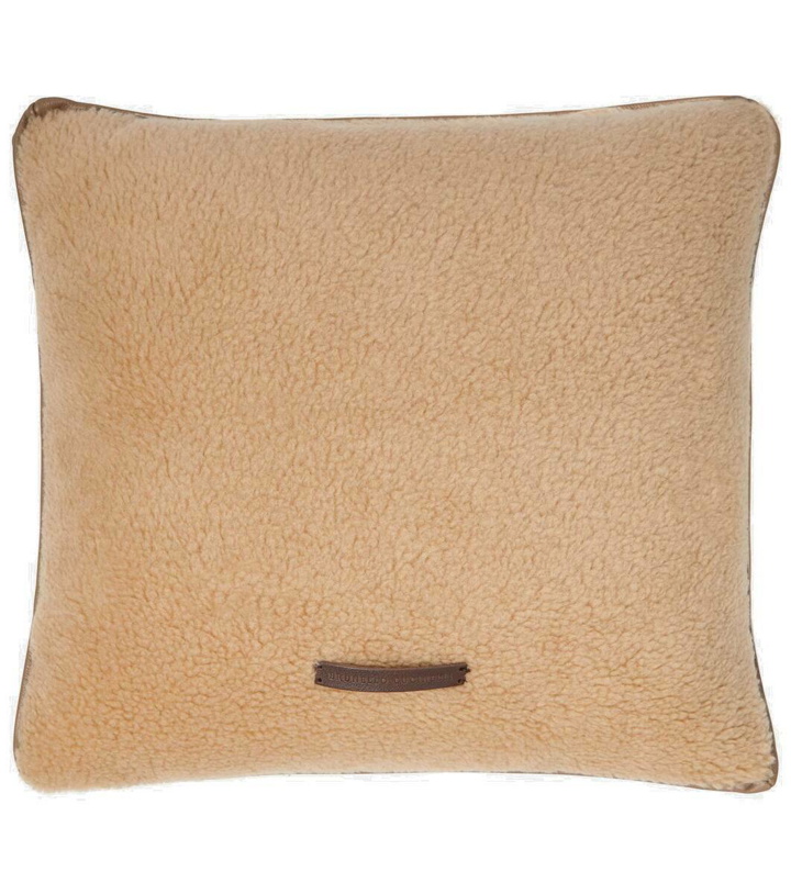 Photo: Brunello Cucinelli Wool and cashmere-blend cushion