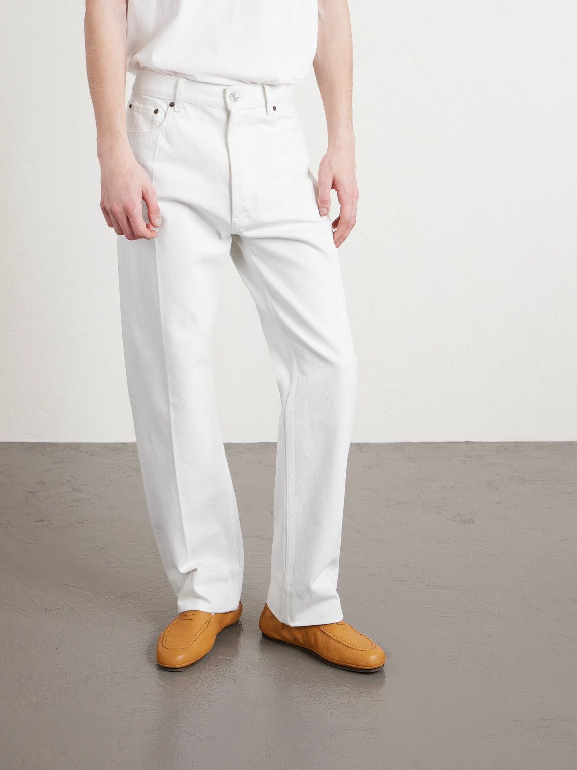 CELINE - Straight-Leg Jeans - White