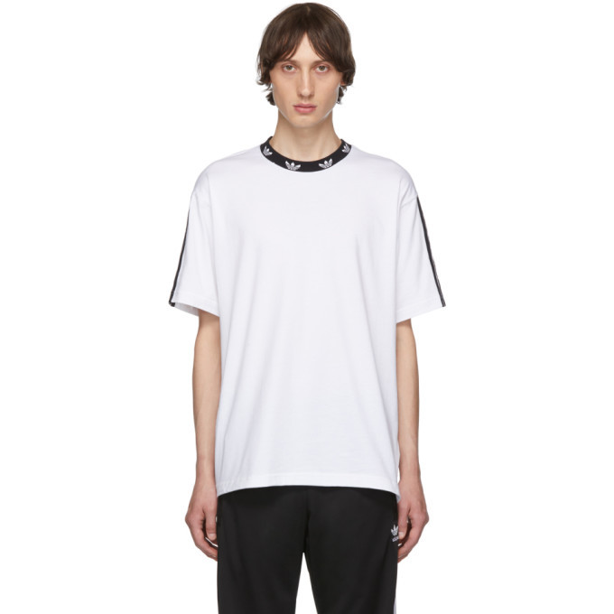 Photo: adidas Originals White Trefoil T-Shirt