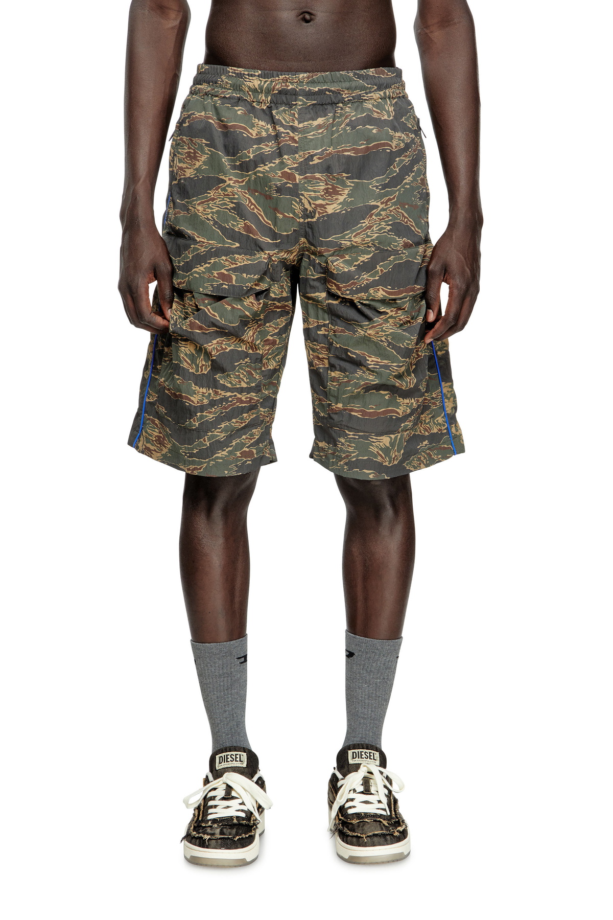 【DIESEL】D Hortey Shorts/追跡+関税+全国送料込み Diesel - D-Horty Shorts in Blue Diesel