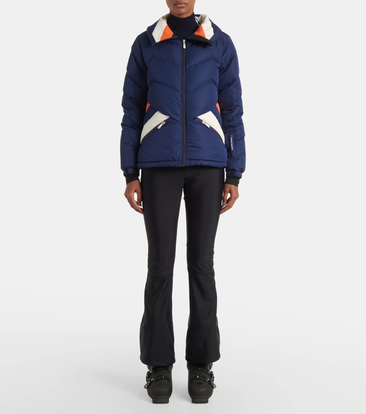 Perfect Moment Duvet houndstooth down ski jacket