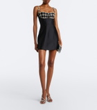 Rachel Gilbert Acacia wool and silk bustier dress