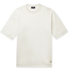 Dunhill - Cotton-Piqué T-Shirt - Neutrals