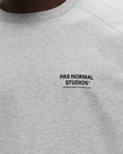 Pas Normal Studios Off Race Pns Long Sleeve T Shirt Grey - Mens - Longsleeves