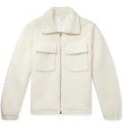 Helmut Lang - Oversized Wool-Blend Fleece Jacket - Neutrals