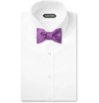 Charvet - Pre-Tied Silk-Jacquard Bow Tie - Pink