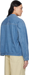 nanamica Blue Short Denim Jacket