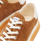 East Pacific Trade Men's Dive Layer Corduroy Sneakers in Camel