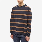 MHL by Margaret Howell Men's MHL. by Margaret Howell Matelot Crew Sweat in Ink/Nut