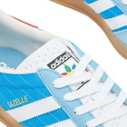 Adidas Gazelle Indoor in Bright Blue/White/Gum