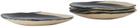 JAR CERAMISTES Blue & Black Wabi Dinner Plate Set