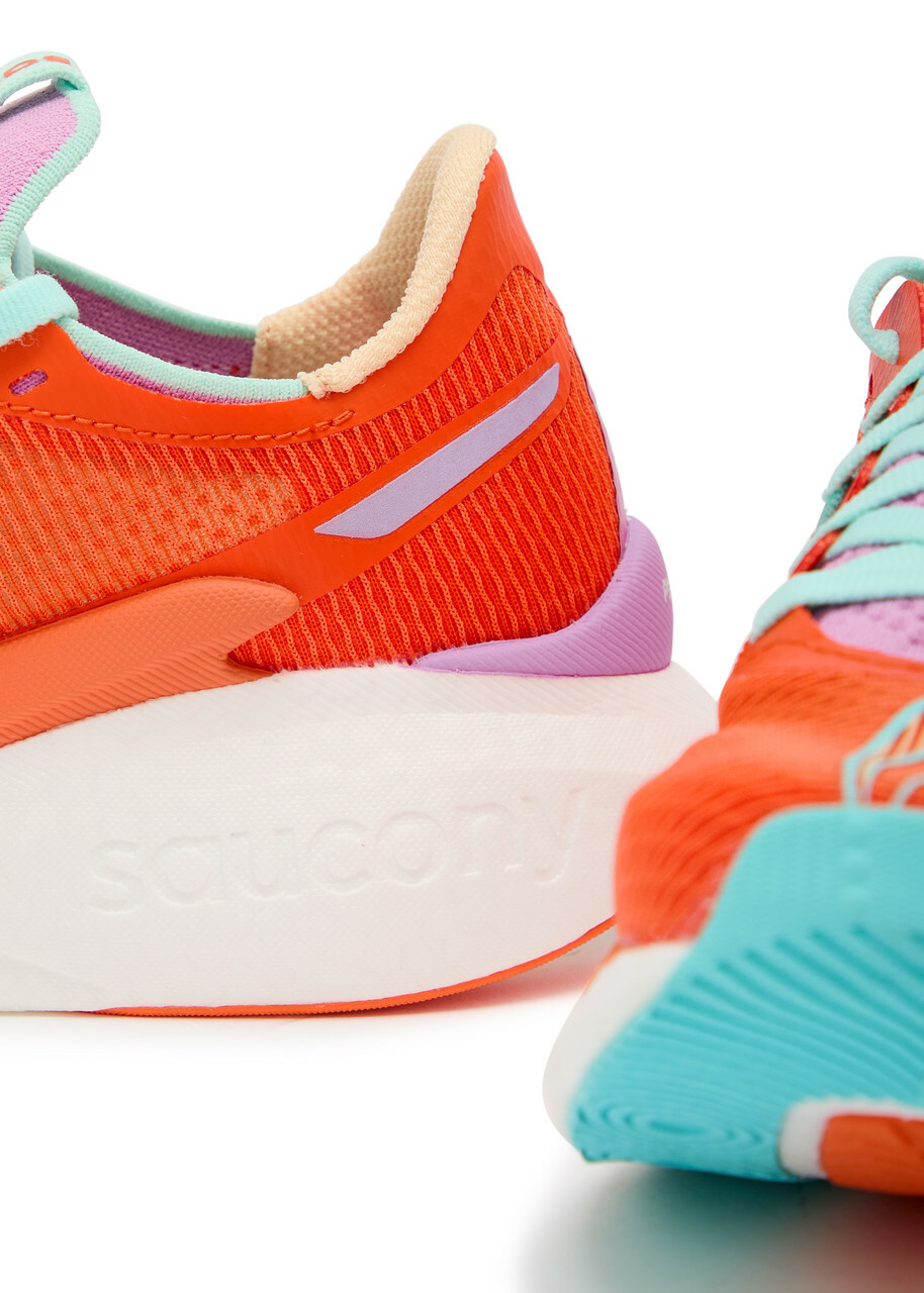 Saucony Endorphin Pro 5 Panelled Mesh Sneakers Orange