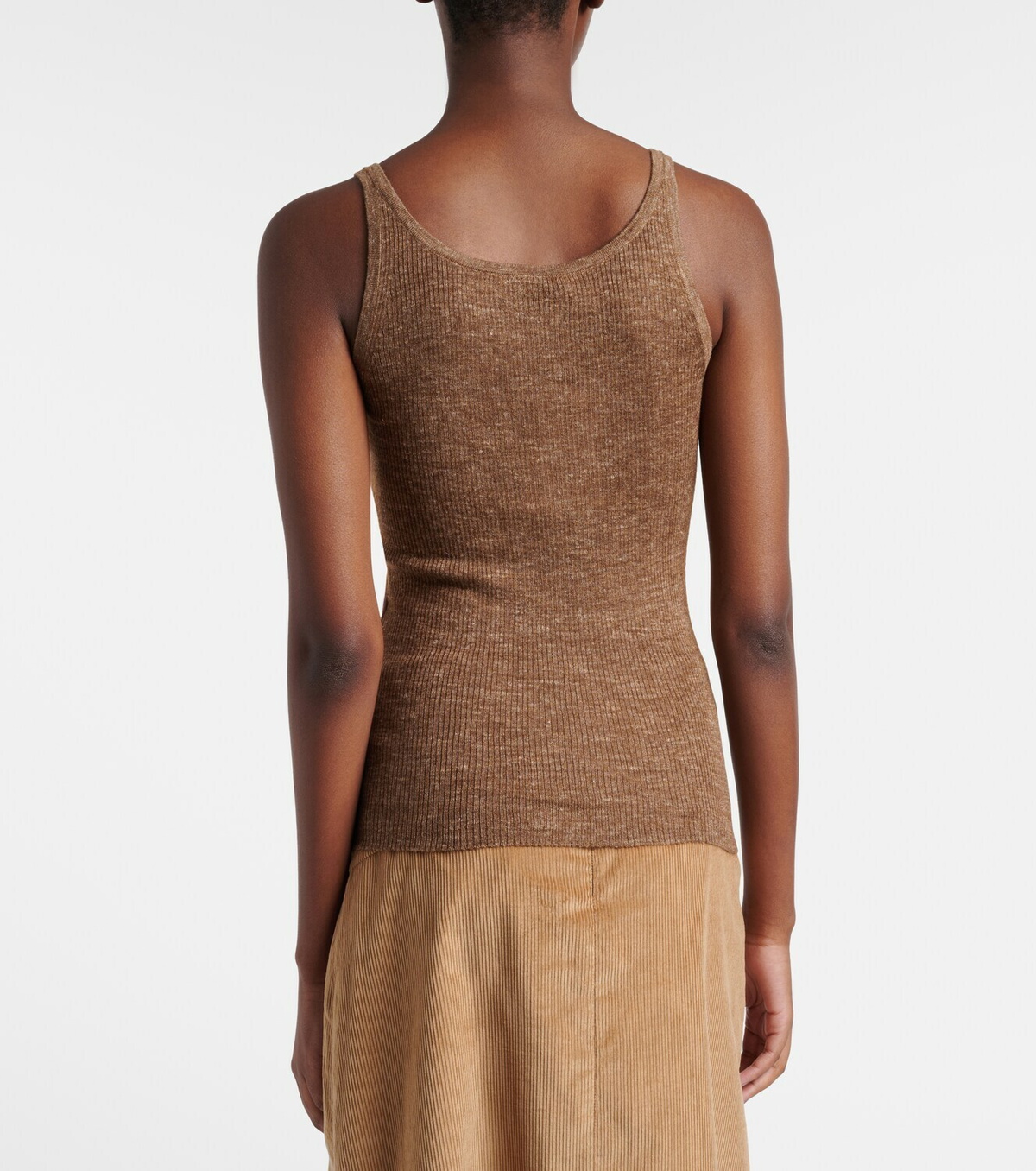 Gabriela Hearst Cinxia cashmere, silk, and hemp tank top