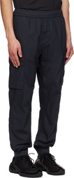 Stone Island Navy 3100031 Stretch Organic Cotton Twill Cargo Pants