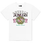 AMIRI - Printed Cotton-Jersey T-Shirt - Men - White