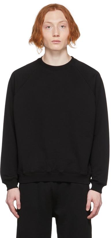 Photo: AURALEE Black Smooth Sweatshirt