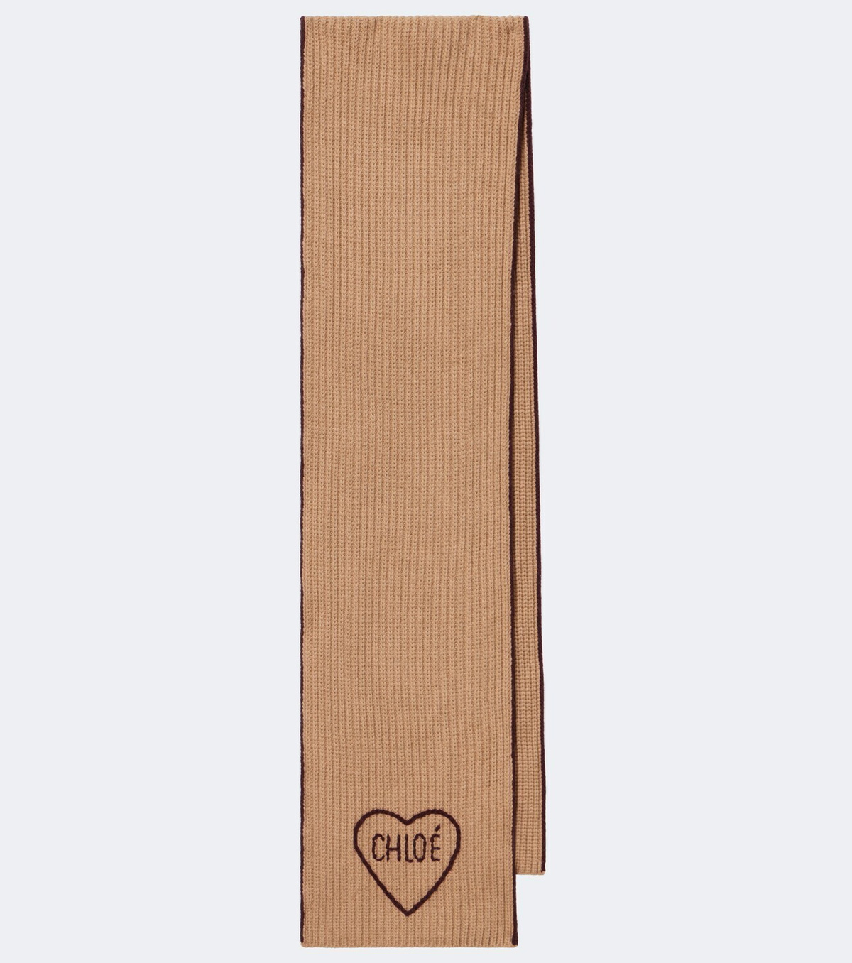 Chloé Chloé Encœur wool and cashmere scarf