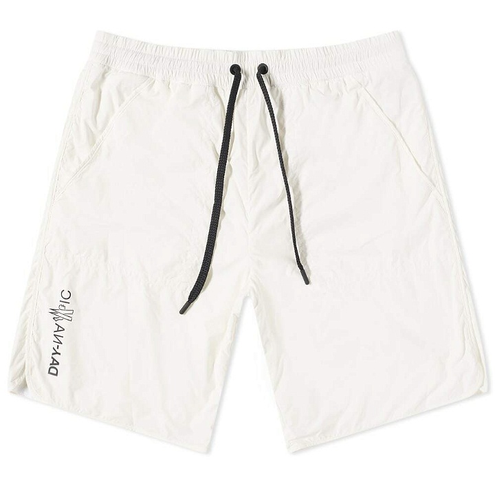 Photo: Moncler Grenoble Men's Day-namic Metallic Nylon Shorts in White