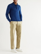 TOM FORD - Cashmere and Silk-Blend Polo Shirt - Blue