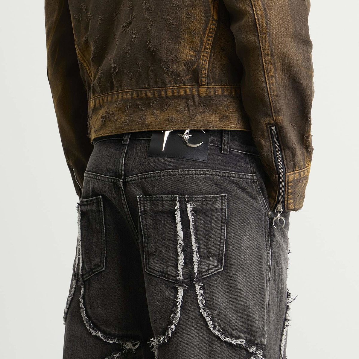 Thug Club Men's Tribal Denim Jeans in Black
