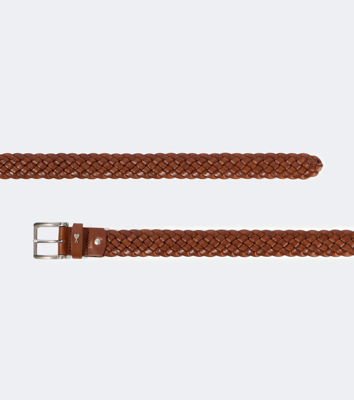 Ami Paris Paris Paris braided leather belt