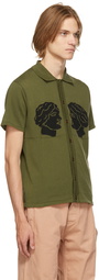 Carne Bollente Green 'Cum & Cummer' Short Sleeve Shirt