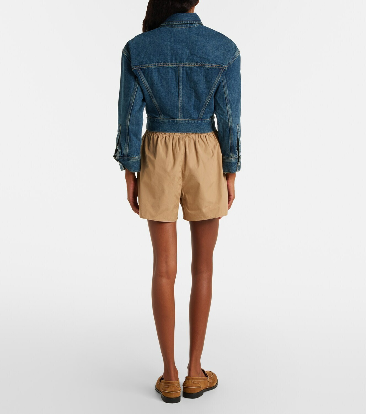 Wardrobe.NYC Cropped denim jacket