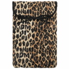 Damson Madder Women's Bow Laptop Bag in Leopard 