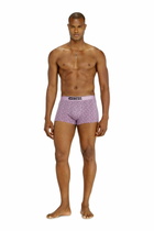 Diesel Three-pack of stretch cotton trunks with monogram - Trunks Mens in Violet
