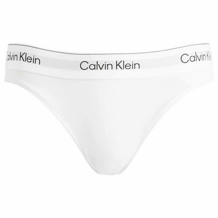 Photo: Calvin Klein Women's Icon Bikini Brief in White