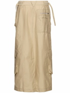 ACNE STUDIOS Cotton Blend Cargo Long Skirt