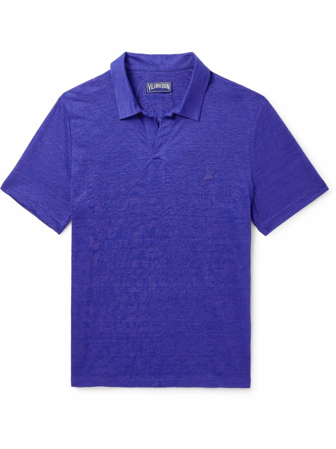 Vilebrequin - Pyramid Linen-Jersey Polo Shirt - Blue