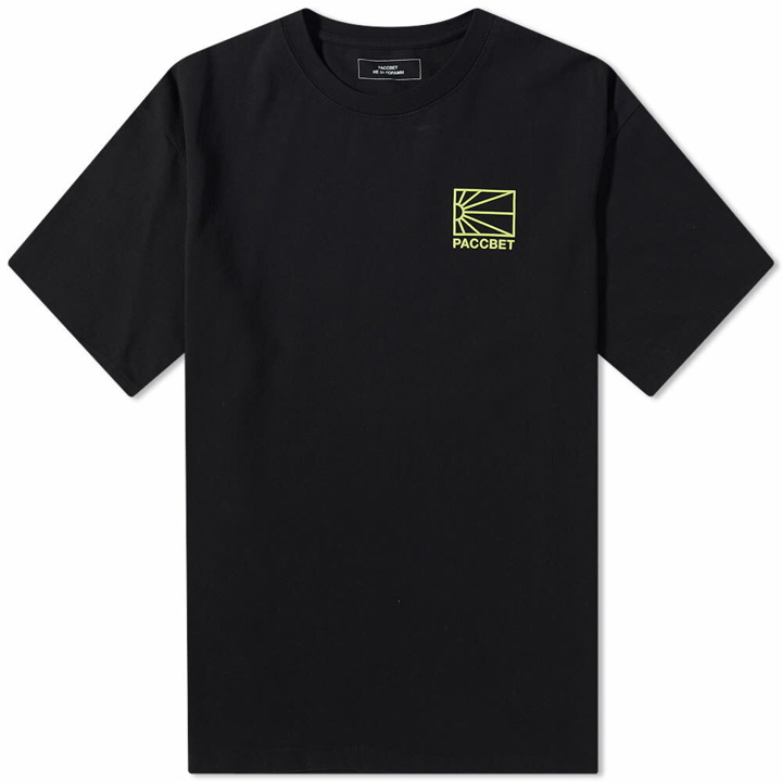 Photo: PACCBET Men's Logo T-Shirt in Black