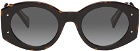 Missoni Black & Tortoiseshell Round Sunglasses