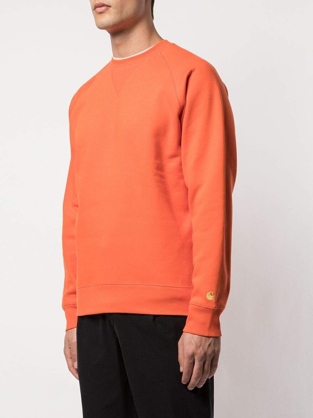 【Carharrt】カーハート WIPコットンBlend Sweatshirt With Logo CARHARTT - Logo Cotton Blend Sweatshirt Carhartt WIP